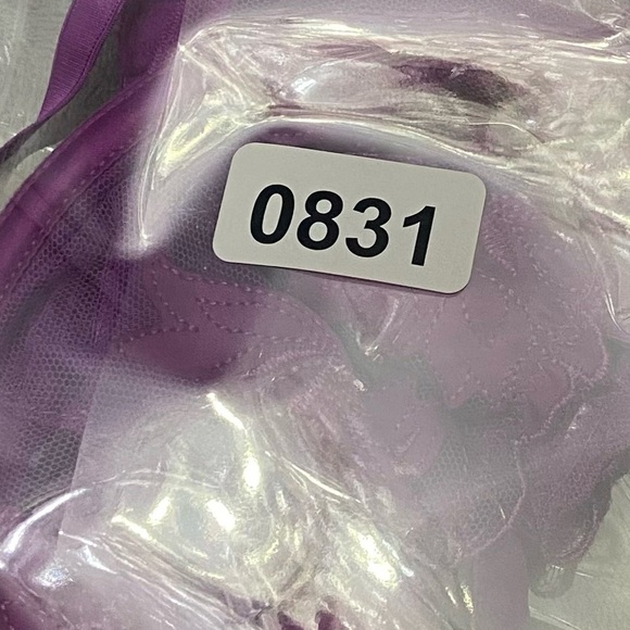 New! Bluebella Isla Floral Mesh Bra purple outright pride nwt 10831 - Picture 10 of 10